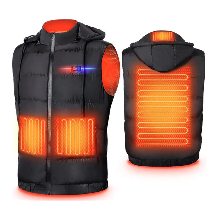 Lightweight Heated Vest with Battery Pack